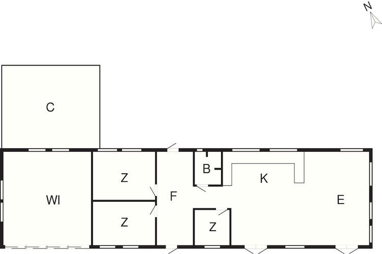 4 sterren vakantie huis in Stege-By Traum - Plattegrond