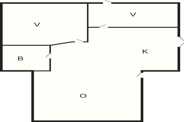 5-persoons vakantiehuis nabij Sæby Beach-Plattegrond