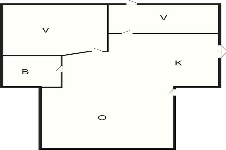 5-persoons vakantiehuis nabij Sæby Beach - Plattegrond