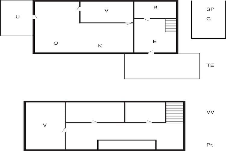 Maison de vacances pour 8 a Øster Assels-By Traum-Plan d'étage