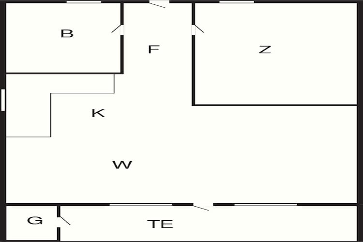 4 persoons vakantie huis in Hovborg-By Traum-Plattegrond