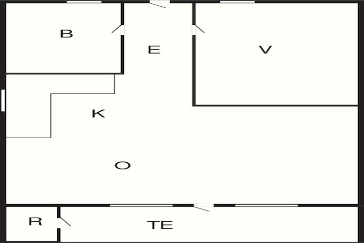 4 persoons vakantie huis in Hovborg-By Traum-Plattegrond