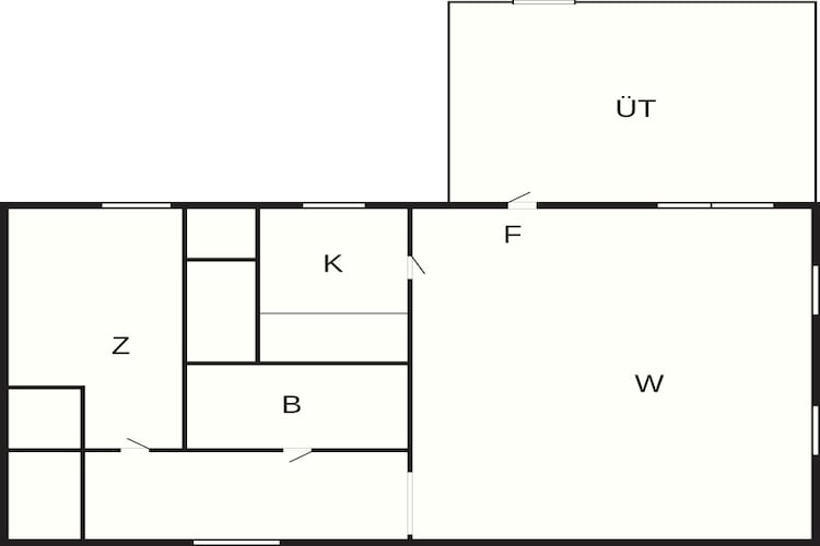 3 person holiday home in HUNVIGAN-By Traum - Floor plan