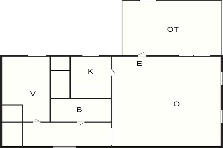 3 person holiday home in HUNVIGAN-By Traum - Floor plan