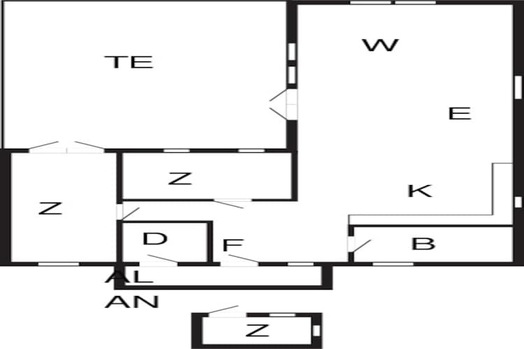4 star holiday home in BLIDÖ-By Traum-Floor plan