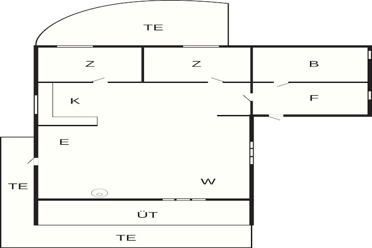 6 persoons vakantie huis in Roslev-By Traum-Plattegrond