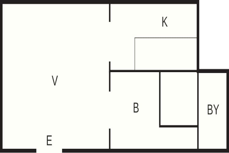 2 persoons vakantie huis in NÖDINGE - Plattegrond