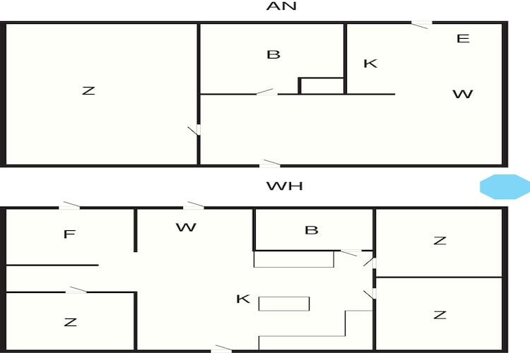 5 Sterne Ferienhaus in Vig-By Traum-Grundriss
