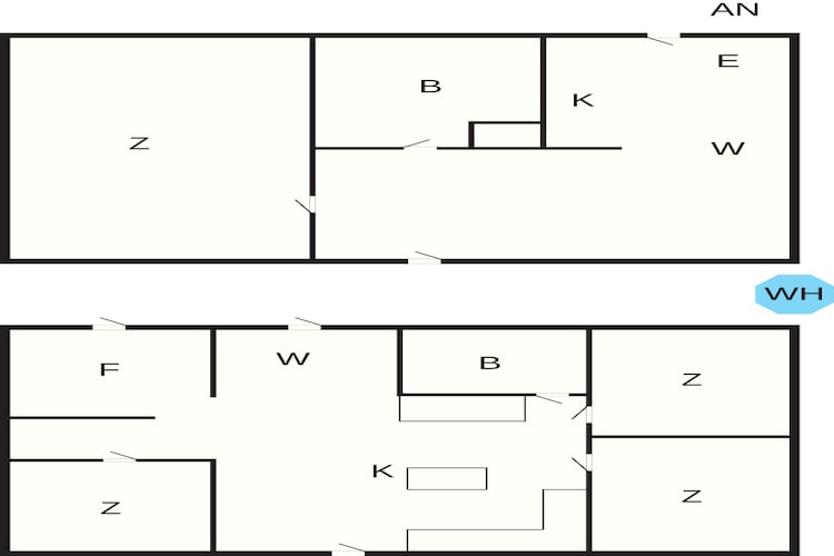 5 etoiles maison de vacances a Vig-By Traum - Plan