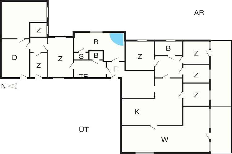 4 star holiday home in Harboøre-By Traum-Floor plan