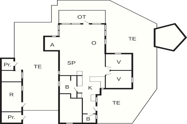 4 sterren vakantie huis in Sjølund-By Traum-Plattegrond