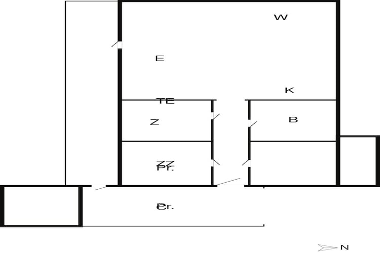 7 person holiday home in Vestervig-By Traum-Floor plan