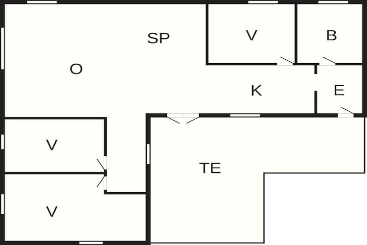 6 persoons vakantie huis in Hadsund-By Traum-Plattegrond