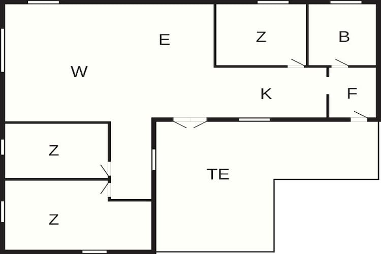 6 persoons vakantie huis in Hadsund-By Traum-Plattegrond