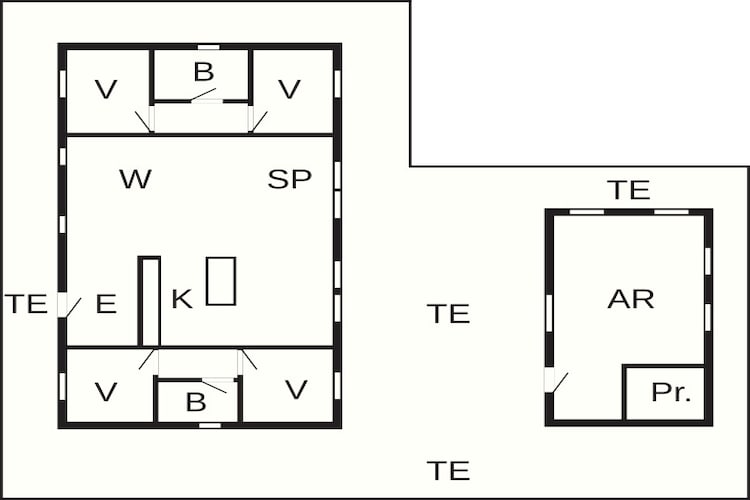 5 Sterne Ferienhaus in Løkken-By Traum-Grundriss