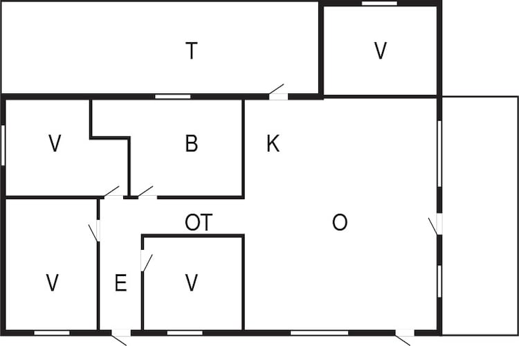 8 Personen Ferienhaus in Fårvang-By Traum-Grundriss