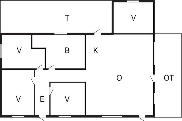 8 persoons vakantie huis in Fårvang-By Traum-Plattegrond