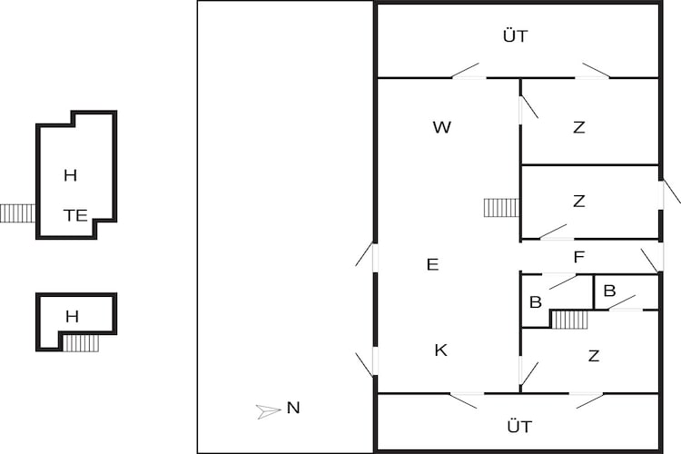 4 star holiday home in Skals-By Traum-Floor plan