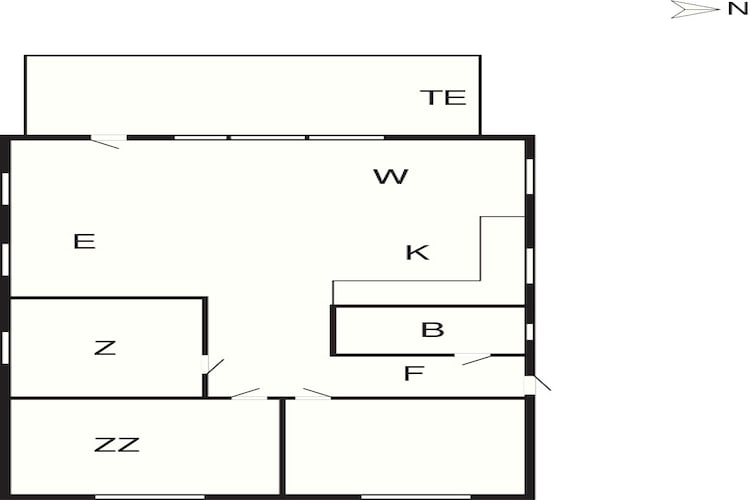 4 Sterne Ferienhaus in Væggerløse-By Traum-Grundriss