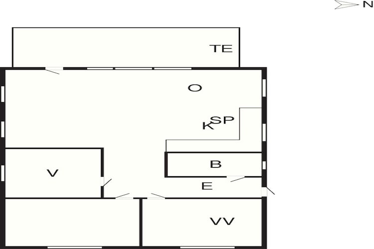 4 Sterne Ferienhaus in Væggerløse-By Traum-Grundriss