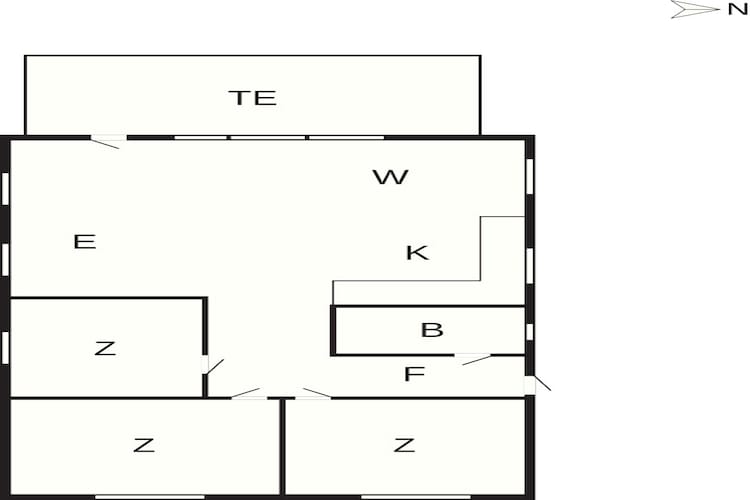 4 sterren vakantie huis in Væggerløse-By Traum-Plattegrond