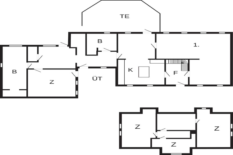 4 sterren vakantie huis in Asperup-By Traum-Plattegrond