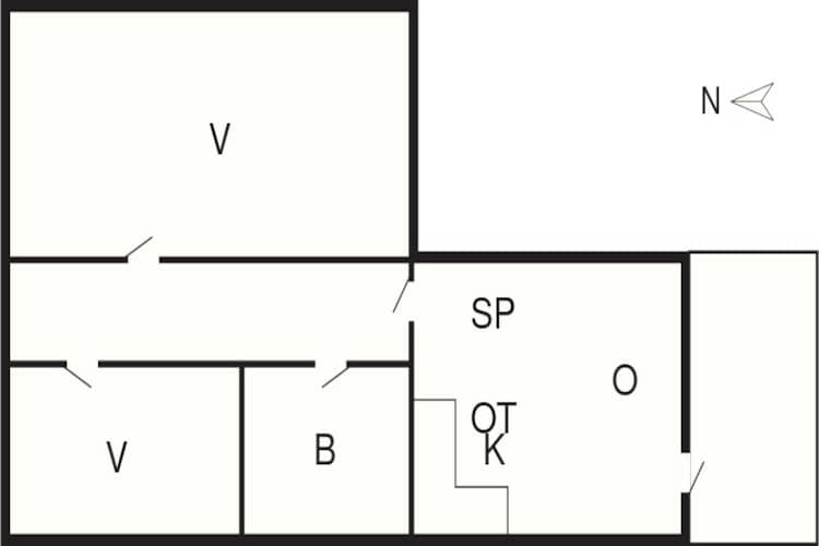4 star holiday home in Ringkøbing-By Traum-Floor plan
