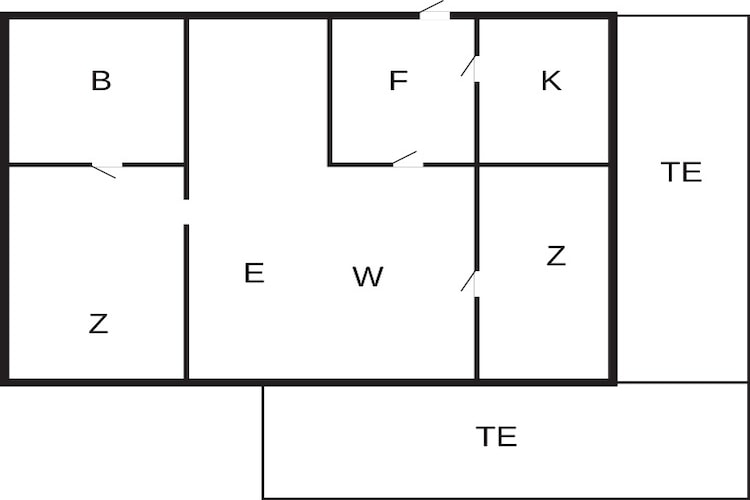 4 persoons vakantie huis in Nykøbing M-By Traum-Plattegrond
