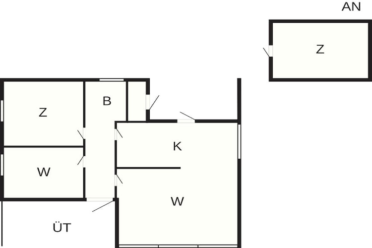 Rustig toevluchtsoord op Eno -- By Traum Ferienwohnungen-Plattegrond