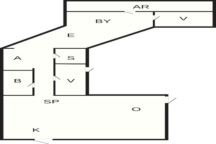 4 Sterne Ferienhaus in Juelsminde-Grundriss