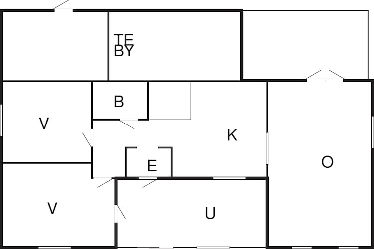 6 person holiday home in MELLBYSTRAND-By Traum-Floor plan