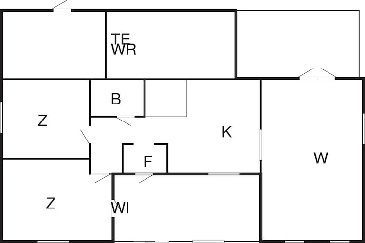 6 person holiday home in MELLBYSTRAND-By Traum-Floor plan