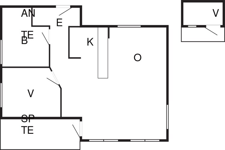 6 persoons vakantie huis in Jægerspris-By Traum-Plattegrond