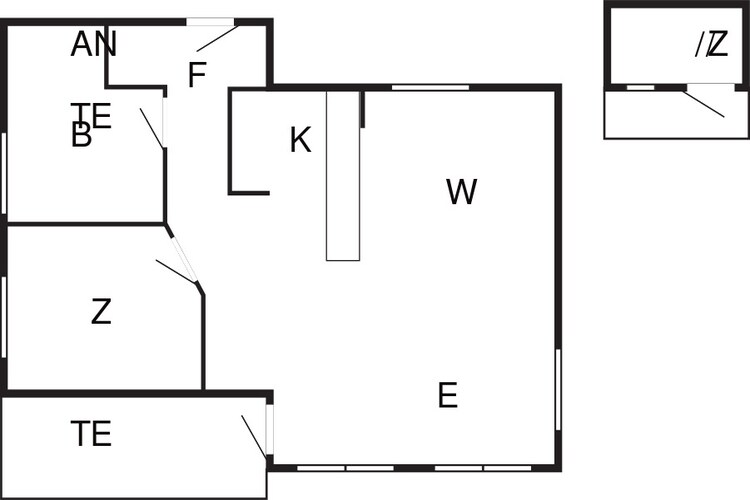 6 persoons vakantie huis in Jægerspris-By Traum-Plattegrond