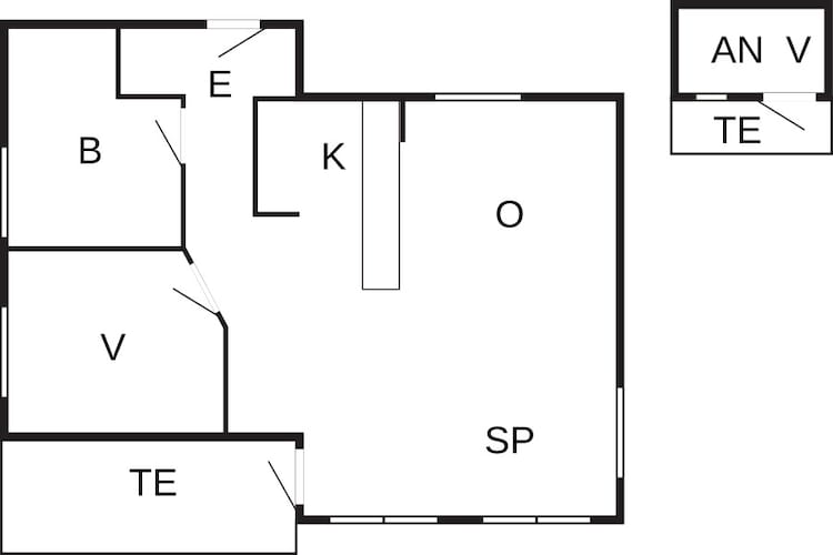 6 persoons vakantie huis in Jægerspris-By Traum-Plattegrond