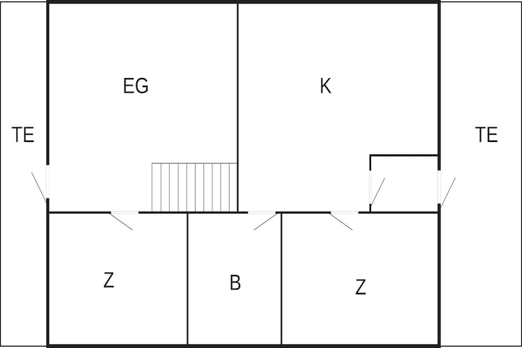 5 person holiday home in Allinge-By Traum-Floor plan