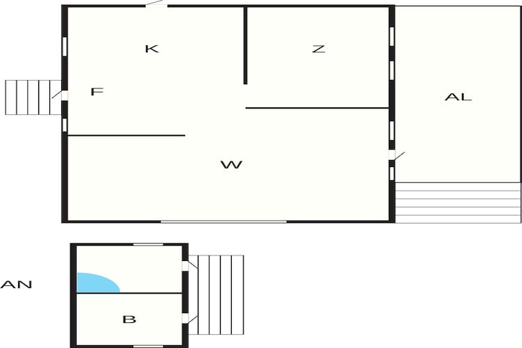 4 persoons vakantie huis in kode-Plattegrond