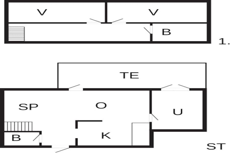 Uitnodigend familieverblijf in Osterlen-Plattegrond