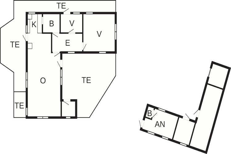 6 persoons vakantie huis in Glesborg-By Traum-Plattegrond