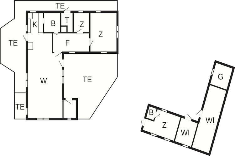 6 person holiday home in Glesborg-By Traum - Floor plan
