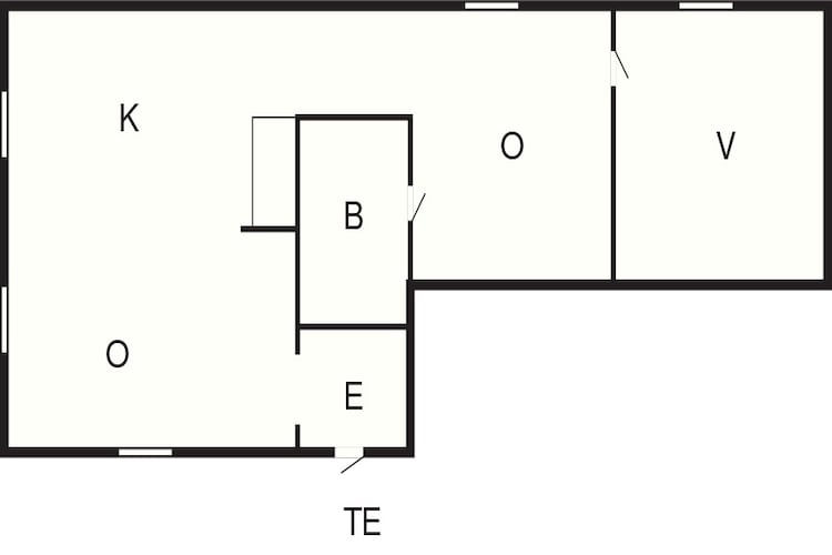 Maison de vacances pour 4 a UNNARYD-By Traum-Plan d'étage