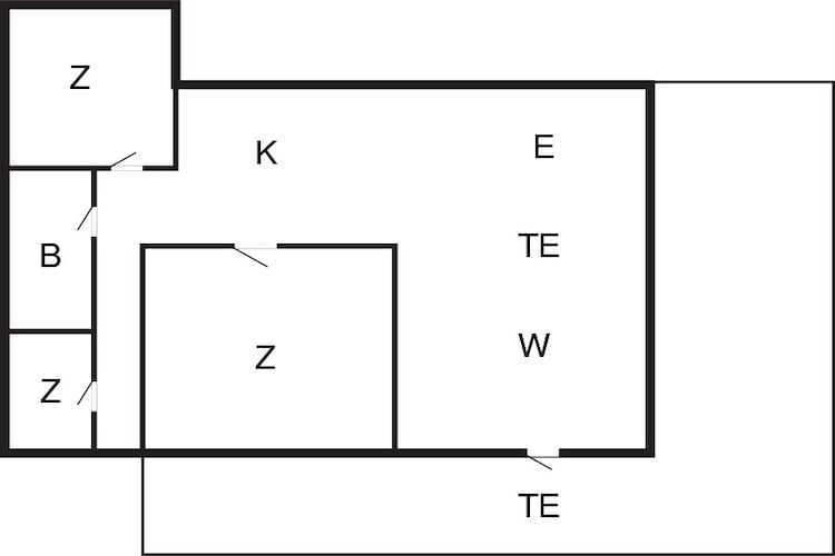 6 persoons vakantie huis in Nykøbing M-By Traum - Plattegrond