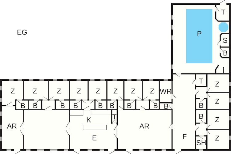 5 sterren vakantie huis in Spøttrup-By Traum-Plattegrond