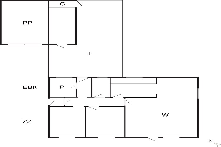 5 Personen Ferienhaus in Skjern-By Traum-Grundriss
