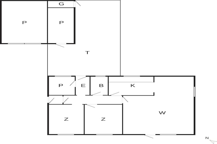 5 Personen Ferienhaus in Skjern-By Traum-Grundriss