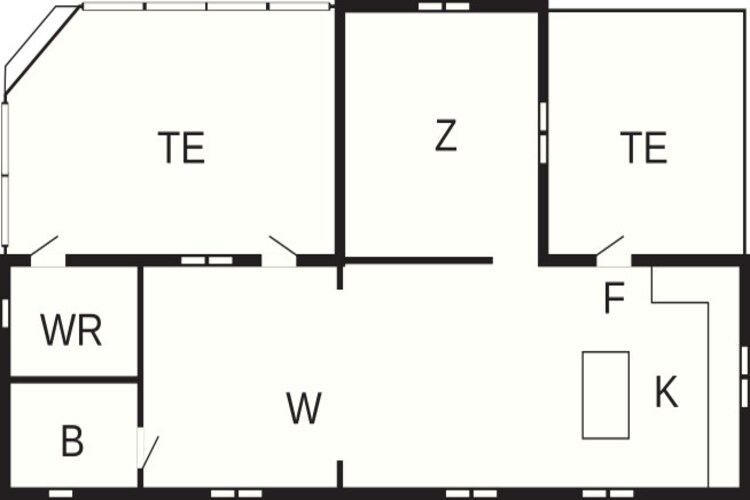 Maison de vacances pour 4 a RIMBO-By Traum - Plan