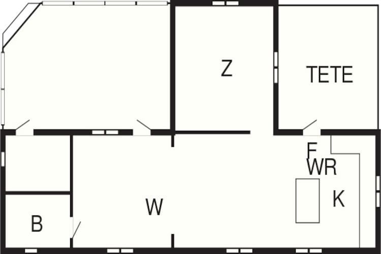 Maison de vacances pour 4 a RIMBO-By Traum - Plan