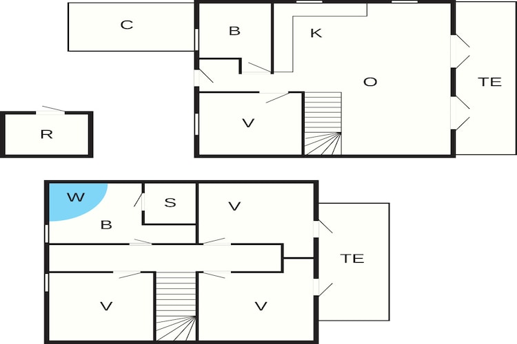 Luxe Spa Retreat in Gjern -- By Traum Ferienwohnungen-Plattegrond