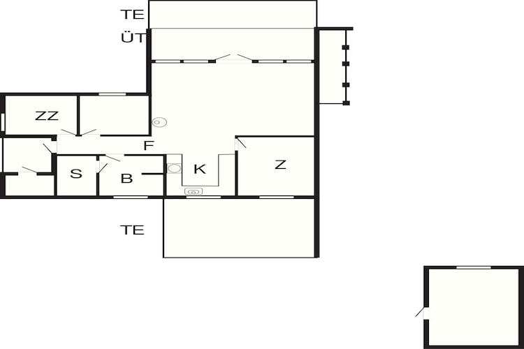 6 Personen Ferienhaus in Fårvang-By Traum-Grundriss