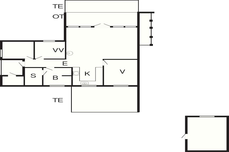 Maison de vacances pour 6 a Fårvang-By Traum - Plan